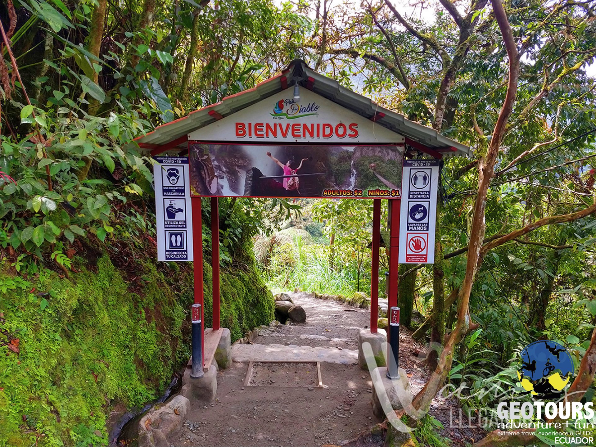 Popular trails in Baños de Agua Santa